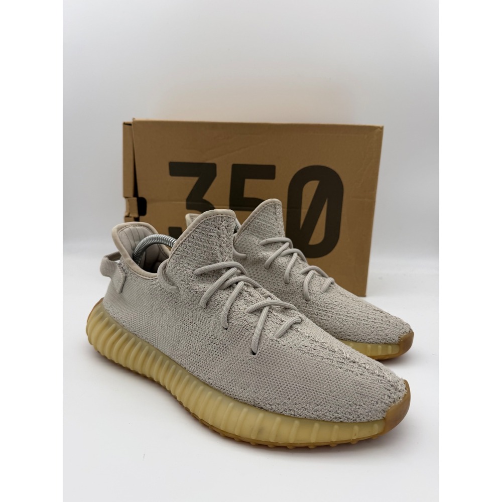 Adidas Yeezy Boost 350 V2 Sesame Grey Gum F99710 Mens Size 10 OG Box